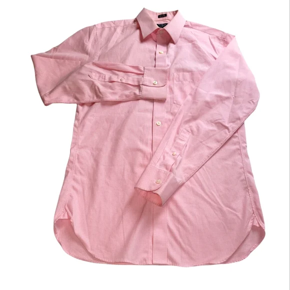 j crew thompson dress shirt J.Crew Factory Thompson Dress Shirt Long Sleeve Wrinkle-Free Blue & White, XL